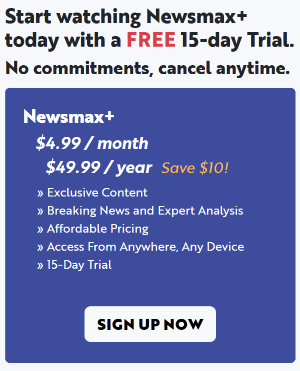 Signup for Newsmax+